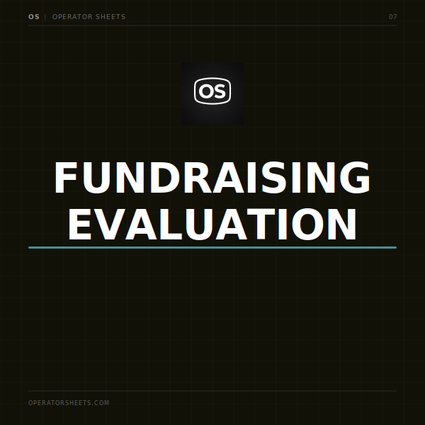 Fundraising Evaluation
