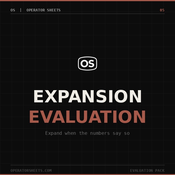 Expansion Evaluation