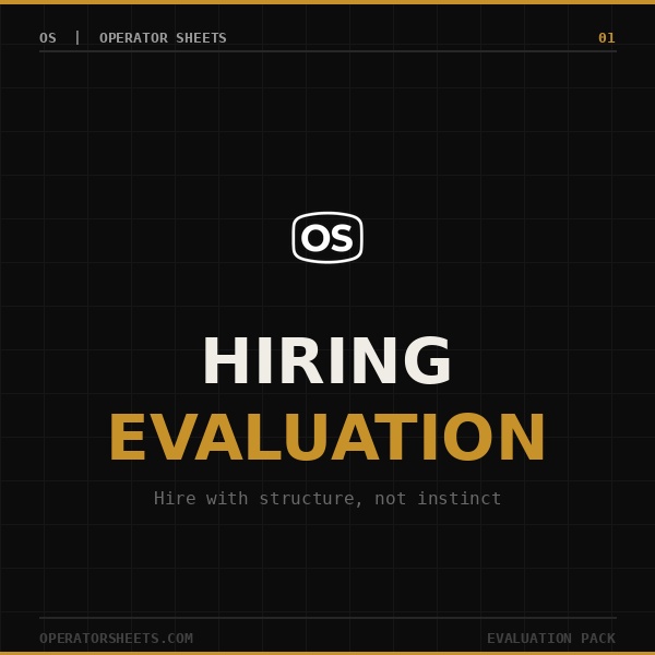 Hiring Evaluation